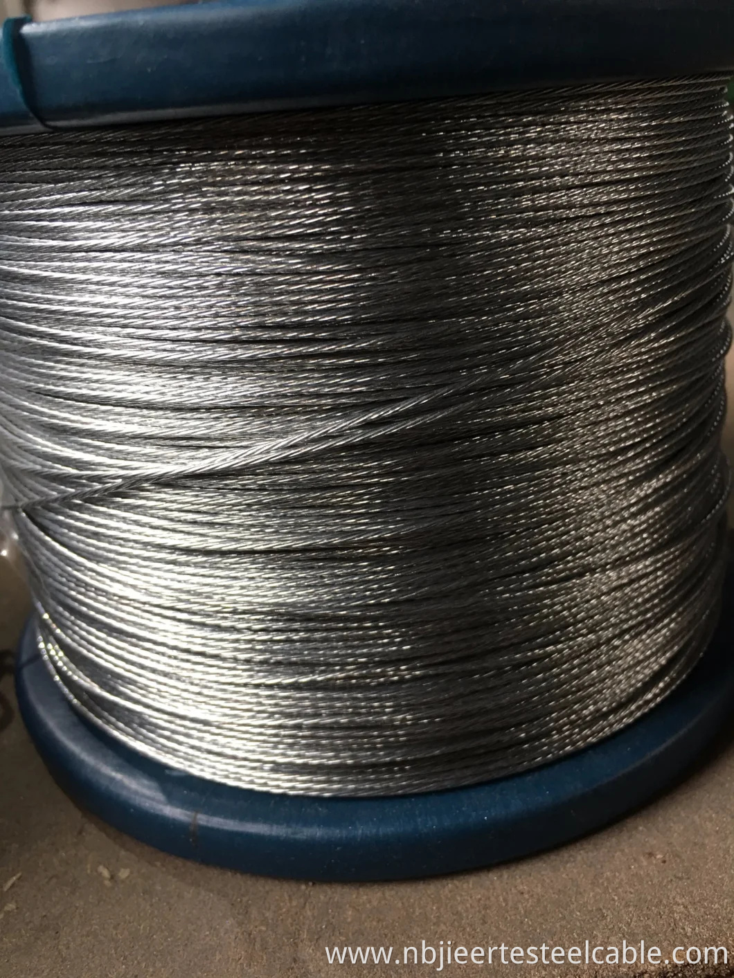 Hot dip galvanized steel cable 1X7